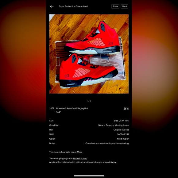 JORDAN RAGING BULLS FROM THE DOUBLE PACK